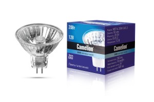 Лампа галоген. MR16 20W GU5.3 12В Camelion