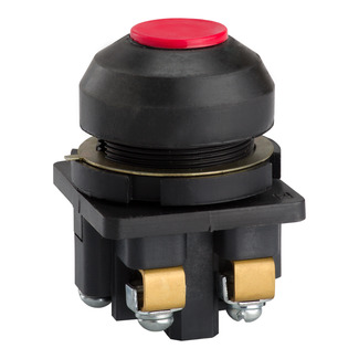 Выключатель кнопочный КЕ-081 У2 исп.1, красный, 2з, цилиндр, IP54, 10А ,660В Электротехник