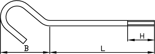 Крюк изолированный для коробки потолочной, 155мм DKC