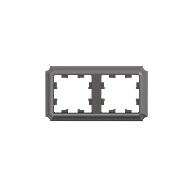 ATLASDESIGN ANTIQUE 2-постовая рамка, универсальная, мокко Systeme Electric