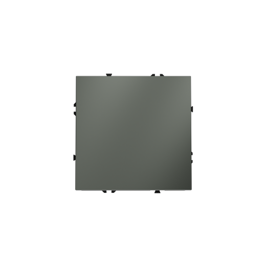 Выключатель встраиваемый Voltum S70 одноклавишный 10А, (титан)