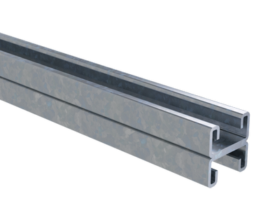 Двойной С-образный профиль 41х21, L2000, толщ.2,5 мм, горячеоцинкованный DKC