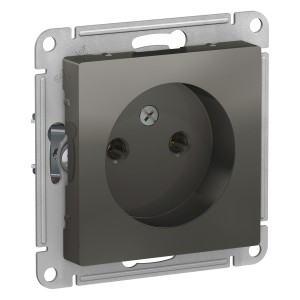 ATLASDESIGN Механизм розетки без лицевой панели СУ 1-м без заземления 16А сталь IP20 Schneider Electric