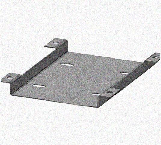Соединитель нижний У1102 100х50х1,0 УТ1,5, оцинкованный лист, S1,0