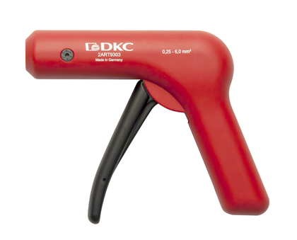 Клещи для обжима гильз 0,25-6 кв.мм фронтальная подача (квадрат) DKC