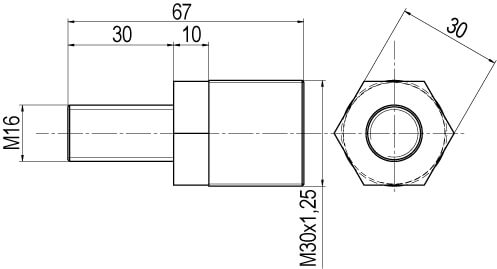 Соединитель ESE молниеприемник-мачта DKC Соединитель ESE молниеприемник-мачта DKC