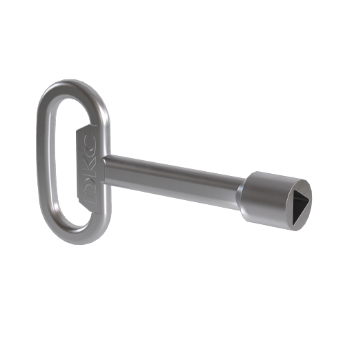 Металлический ключ треугольного профиля 8мм DKC