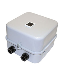 Пускатель электромагнитный ПМ12-025611 У2 В, 380В/50Гц, 2з+4р, 25А, реверсивный, с реле РТТ-131 21,3-25,0А , в корпусе IP54, без кнопок Электротехник