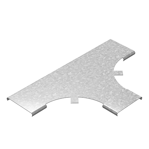 Крышка к Т-отводу плавному универсальному к лотку 500, толщ. 1,2 мм, Сендзимир цинк Ostec