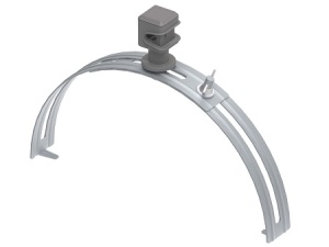 Держатель пластиковый на круглый конёк, гор. цинк Ostec Держатель пластиковый на круглый конёк, гор. цинк Ostec