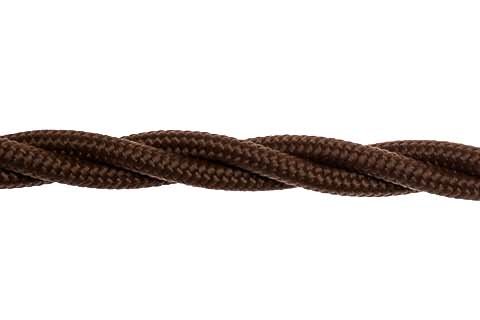 Провод ретро 3х1.5 матов. корич. (уп.50м) Bironi