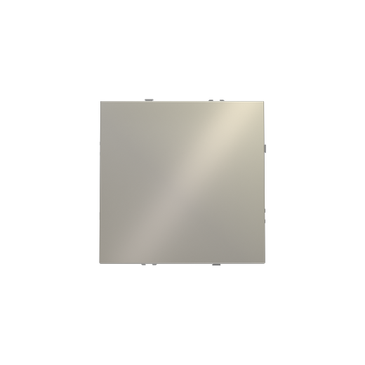 Выключатель встраиваемый Voltum S70 одноклавишный 10А, (шелк)