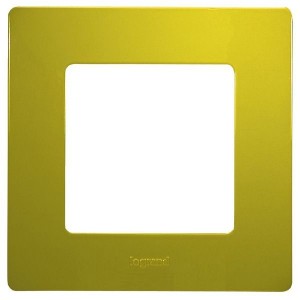 Etika Рамка горизонт/вертик 1-м . зеленый папоротник IP20 Legrand