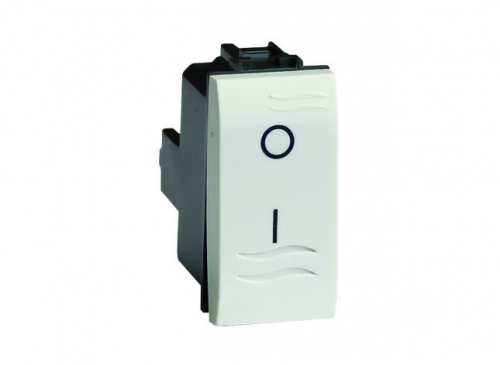 Двухполюсный выключатель, слоновая кость, 1мод. DKC