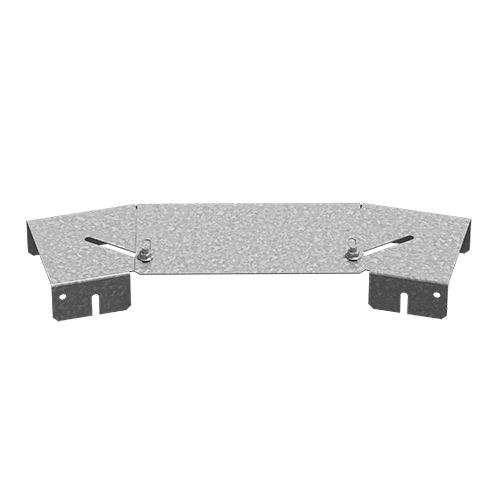 Крышка к повороту горизонтальному регулируемому к лотку 300, толщ. 1,2 мм, Сендзимир цинк Ostec