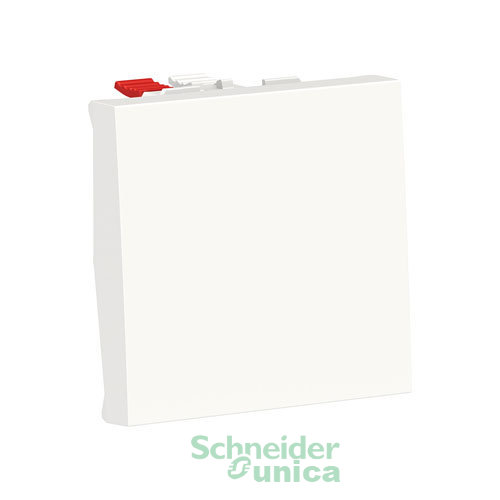 Unica NEW Механизм выключателя СУ 1-кл., 2мод 10А белый IP21 Schneider Electric