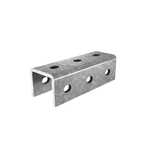 Крепление СТРАТ профиля приварное одинарное, толщ. 5,0 мм, гальван. цинк Ostec