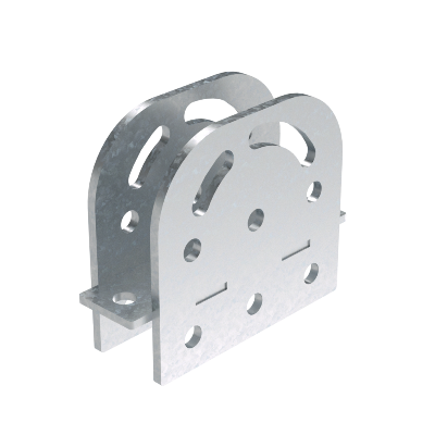 Крепление шарнирное для соединения профилей BPM-41, горячеоцинкованное DKC