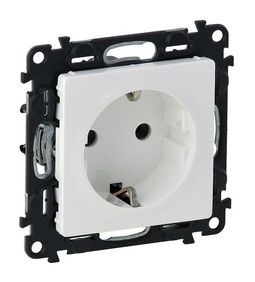СНЯТ Valena LIFE Механизм розетки без лицевой панели СУ 1 мест. с зазем. 16А белый IP20 Legrand