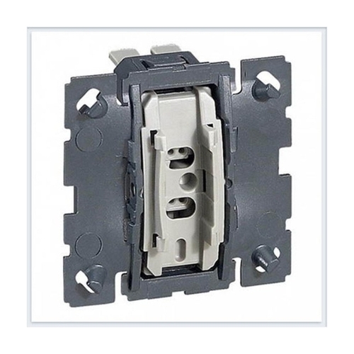 Celiane Механизм переключателя СУ 1 кл. с возможностью подсветки 10А серый IP20 Legrand