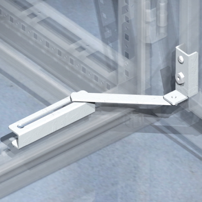 Ограничитель угла открытия двери, 90 градусов (B) DKC