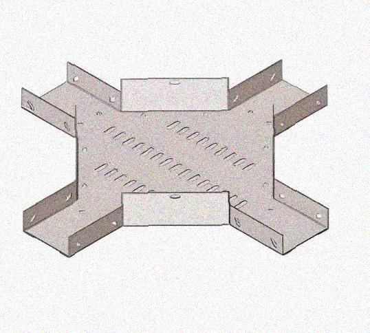 Лоток крестообразный перфорированный КМ 600х50 У3, окрашенный, S1,5