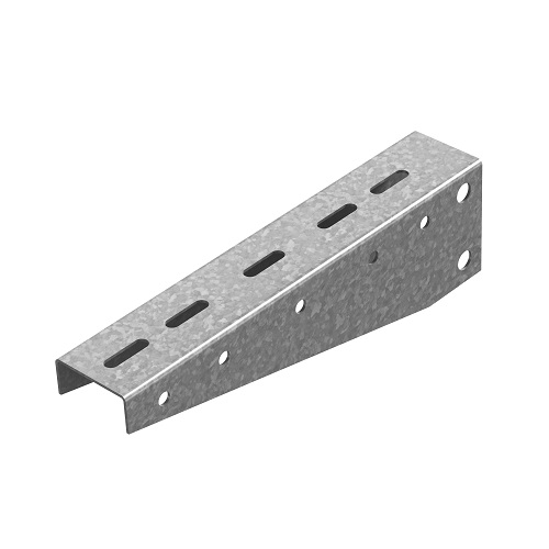 Консоль подвеса для средних нагрузок для профиля 30х50, база 400, толщ. 2,0 мм, Сендзимир цинк Ostec