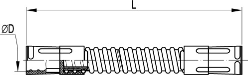 Муфта гибкая труба-труба, IP65, д.16мм DKC
