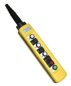 Пост кнопочный ПКТ-66ПС У2, IP65, 2 скорости, кнопка ПУСК с фиксацией, вверх, вниз, влево, вправо, вперёд, назад, 13NO+1NC Электротехник