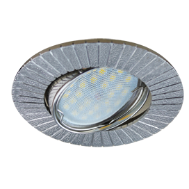 Светильник MR16 DL119 Рифленые лучи сатин-хром Ecola