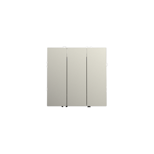 Выключатель встраиваемый Voltum S70 трехклавишный 10А, (шелк)