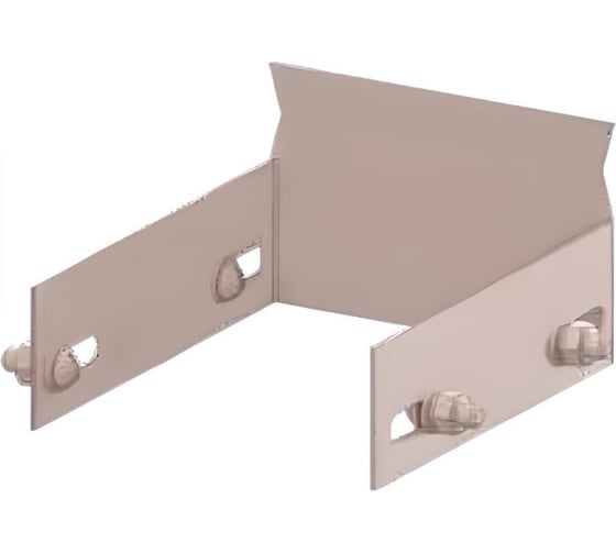 Заглушка торцевая замковая ЗТЛМЗ 100х100х1,5 УХЛ1, оцинкованный лист S 1,5 мм