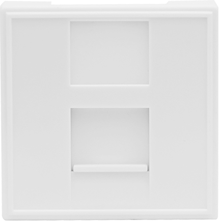 Donel Розетка DEC RJ45 UTP кат.5e, 2мод., бел. (45х45мм), серия (тип) DEC