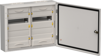 TITAN 5 Корпус мет. ЩРн-48 (2х24) 460х570х140 IP54 сер IEK TITAN 5 Корпус мет. ЩРн-48 (2х24) 460х570х140 IP54 сер IEK