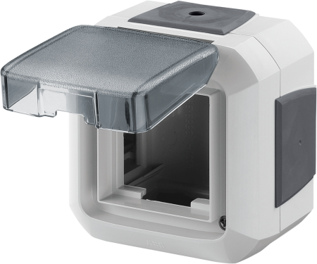 Variant+Коробка нак-ого монтажа с крышкой для мех-ов с 4-мя вводами серый IP54 ABB Variant+Коробка нак-ого монтажа с крышкой для мех-ов с 4-мя вводами серый IP54 ABB