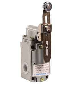Выключатель путевой ВП 15К-21А-291-54 У2.8, рычаг с роликом, регулируемый по длине, прямого действия, IP54 Электротехник