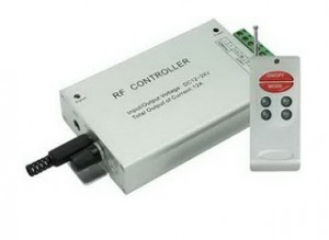 Аудиоконтроллер 12V 144W(24V 288W) 12A RGB c радиопульт Ecola