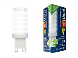 Лампа св/д JCD 9W G9 4000К Прозрачный Uniel