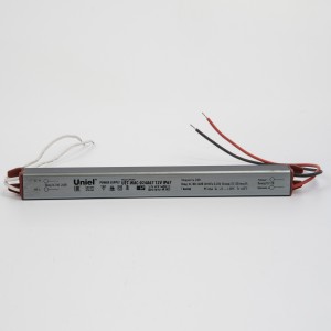 Блок питания для св/д лент и модулей с защитой от к/з 12V 24W IP67 2A 192x18x15 Uniel 