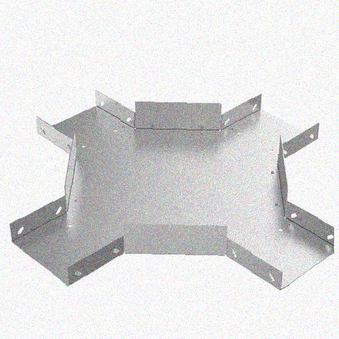 Лоток крестообразный замковый перфорированный КМЗ 400х80 УХЛ1, оцинкованный лист S1,5