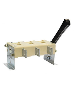 Выключатель-разъединитель ВР32-39 А 30220-00 УХЛ3, 630А, несъёмная боковая рукоятка, 3-х полюсный на одно направление Электротехник