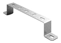 Скоба для настенного крепления 300, толщ. 2,0 мм, гор. цинк Ostec