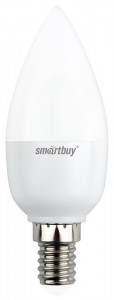 Лампа св/д свеча C37 7W Е14 4000К Smartbuy