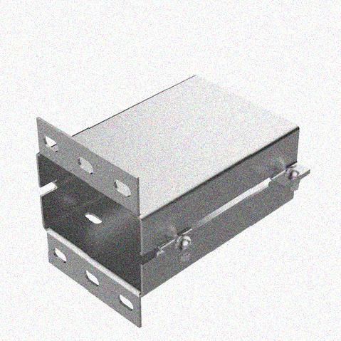 Лоток присоединительный ЛПС 400х80 УТ1,5 оцинкованный лист, S2,0