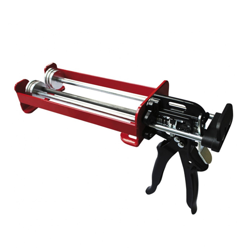 Двойной дозирующий механический пистолет для двухкомпонентных клеев и пены Ostec