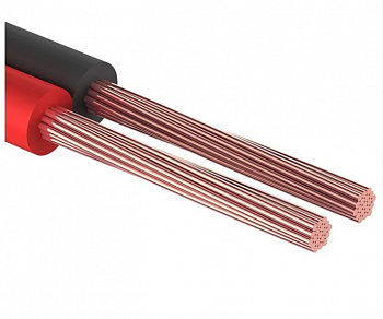 Кабель акустический 2х0,75 черно-красный (100м) Proconnect