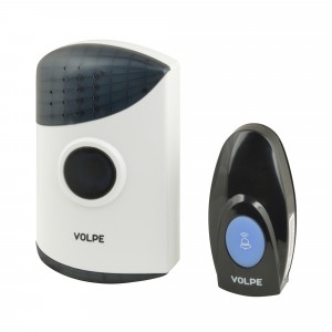 Звонок беспроводной,100м,16 мелодий, индикатор, бел., блистер UDB-Q024 Volpe