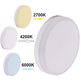 Лампа св/д таблетка 7Вт GX53 2700/4200/6000К с изменяемой цв.темп ECOLA