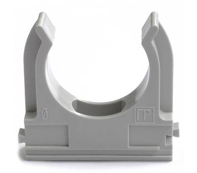 Крепёж-клипса для труб Полистирол d50 мм (10шт/200шт уп/кор) Промрукав