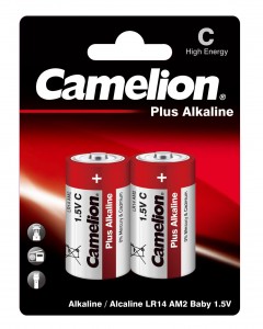 Элемент питания Plus Alkaline LR14/343 BL2 Camelion